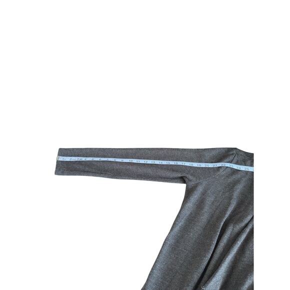 J. Jill Pure Jill Cardigan Gray Soft Cozy Open Front Basic Casual Work Small - Picture 10 of 11